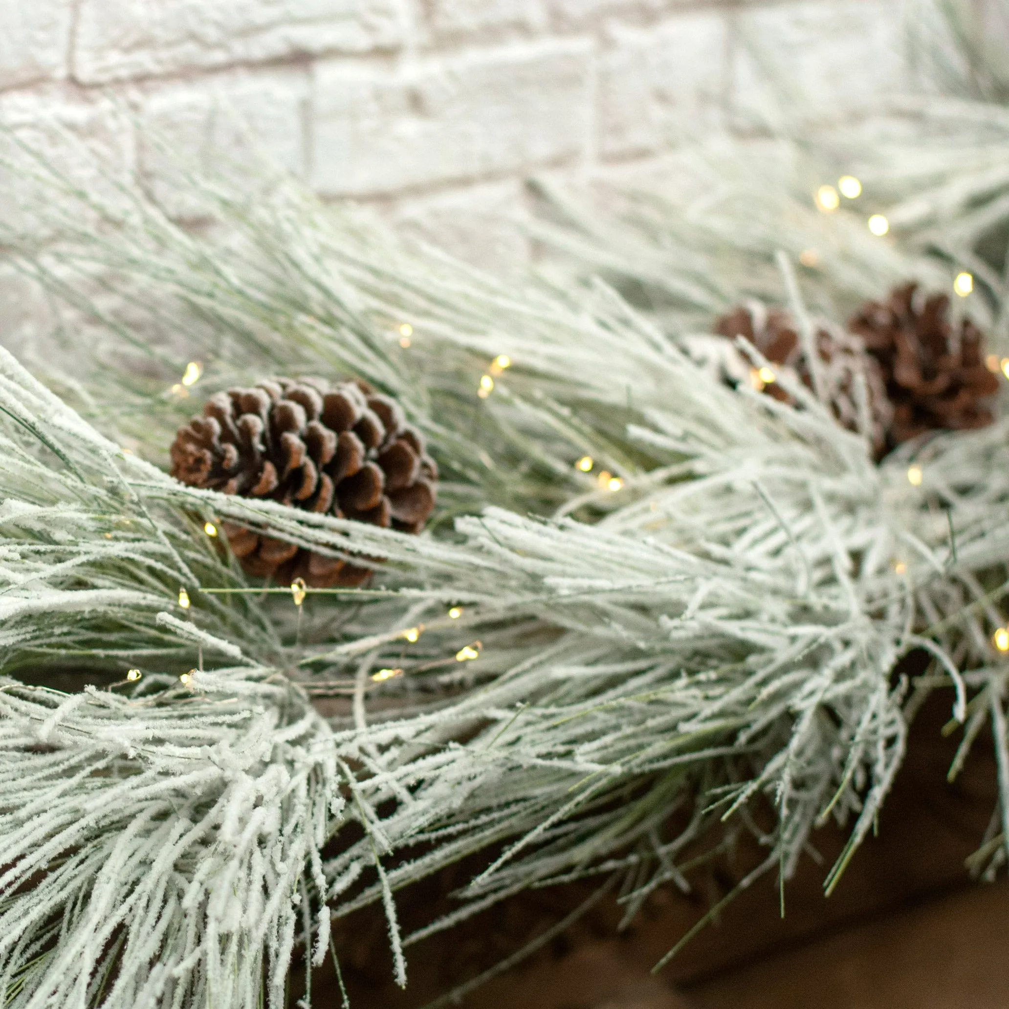 100 LED Battery Lights On Wire: Warm White