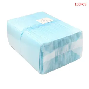 100pcs Disposable Baby Diaper Changing Mat for Infant or Pets Waterproof Newborn Changing Nappy