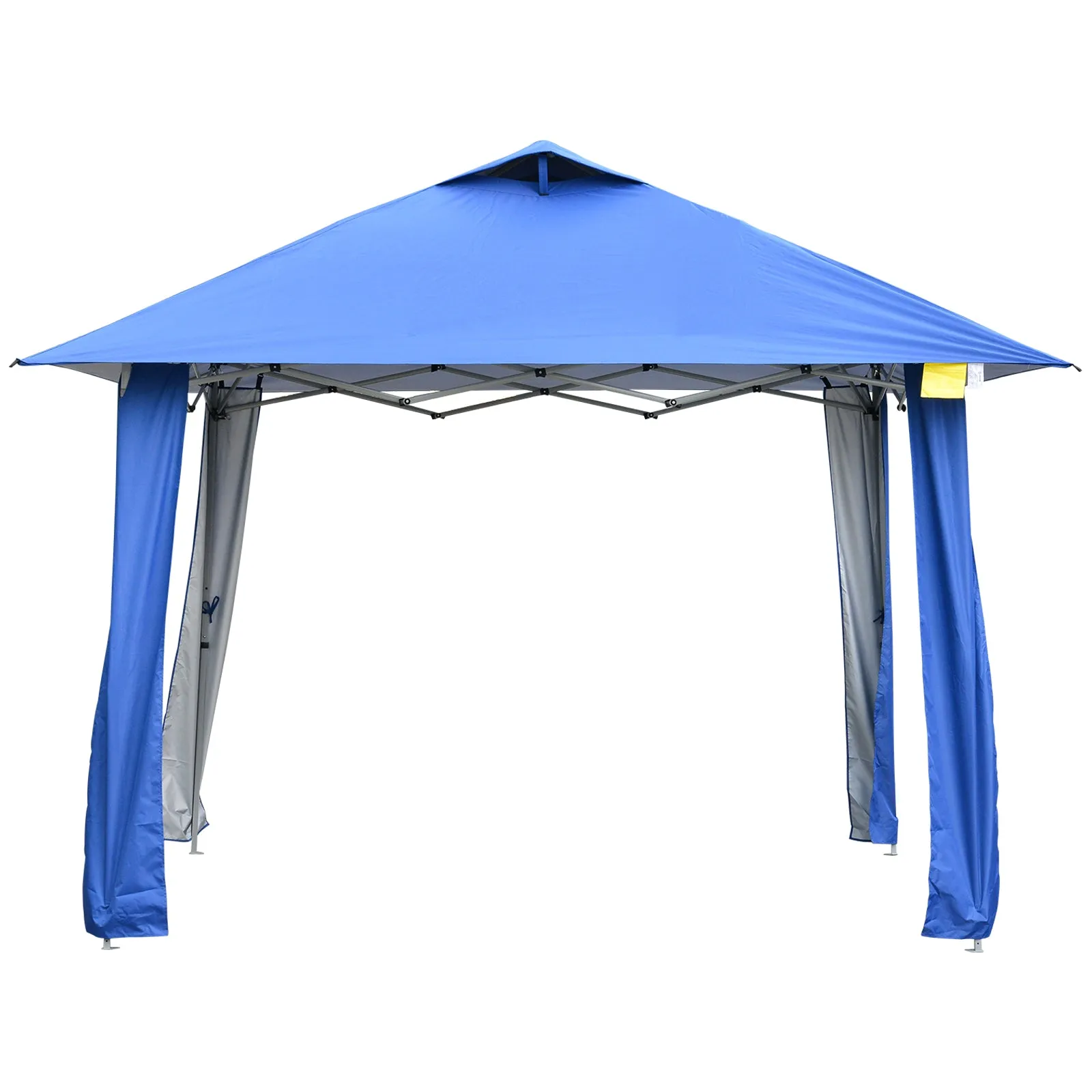11x11 ft Outdoor Pop Up Party Tent with Carrying Bag - Blue