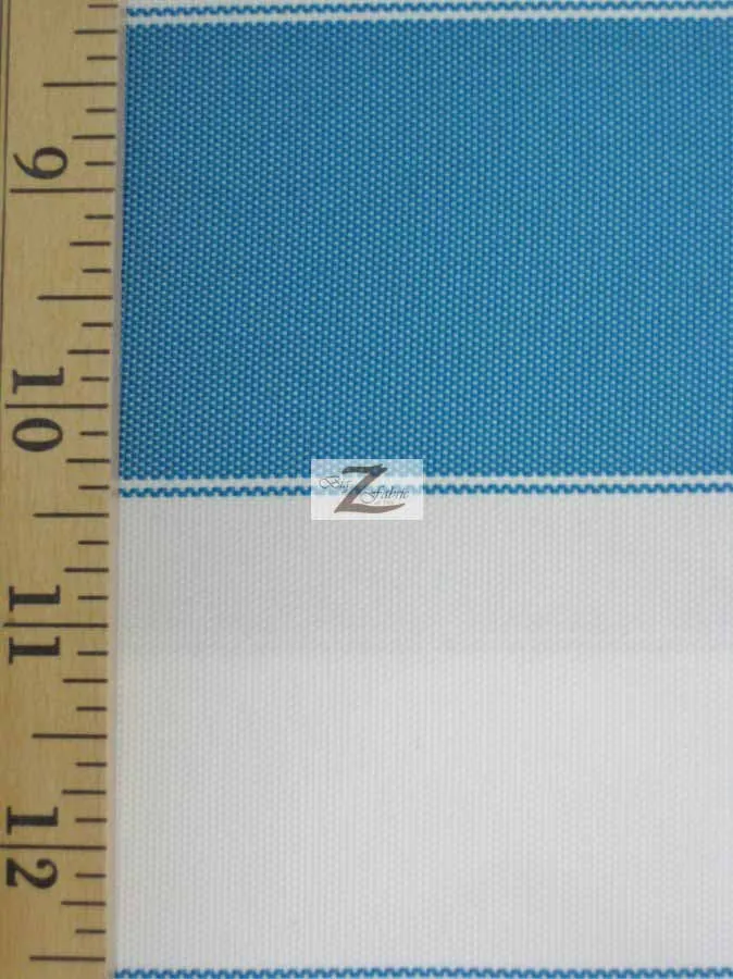 2 Tone Stripe Deck Canvas Outdoor Waterproof Fabric / Olive/Ivory / Sold By The Yard Closeout!!!