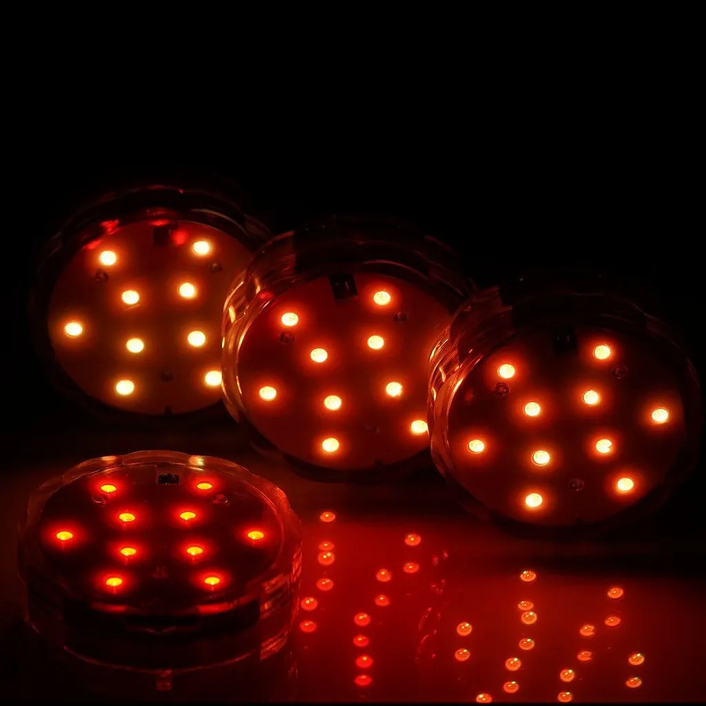 4 x Fairy Nest LED Vase Lights – Remote-Controlled Assorted Colors