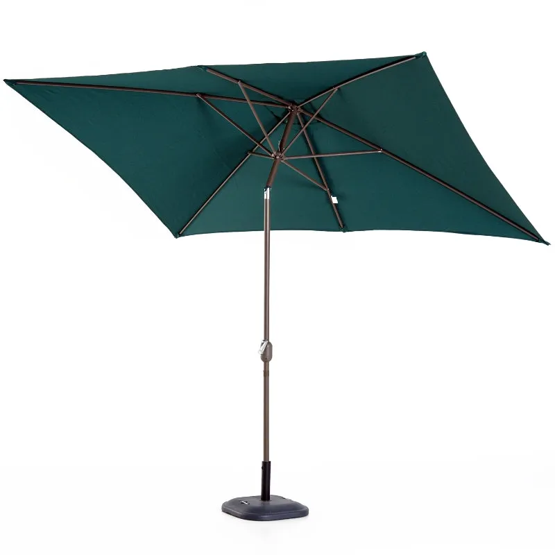 6.5x10ft Adjustable Garden Umbrella - Green