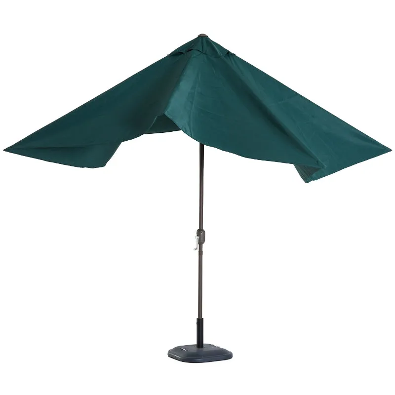 6.5x10ft Adjustable Garden Umbrella - Green
