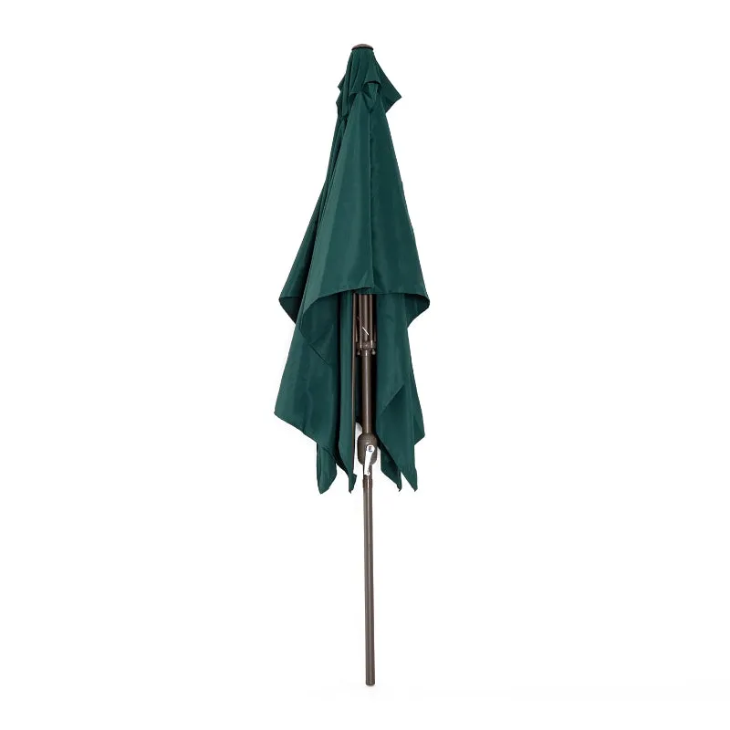 6.5x10ft Adjustable Garden Umbrella - Green
