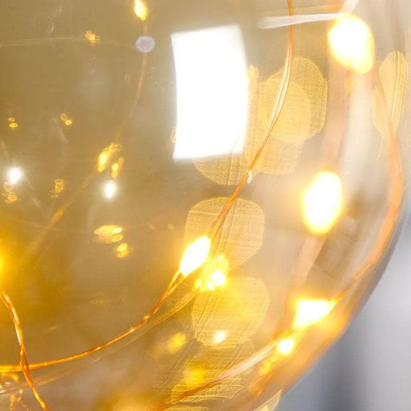 Amber Micro LED Ball - 10cm