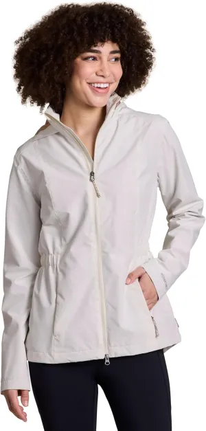 Avalanche Women's Lightweight Convertible Hood Zip Up Jacket With Zipper Pockets