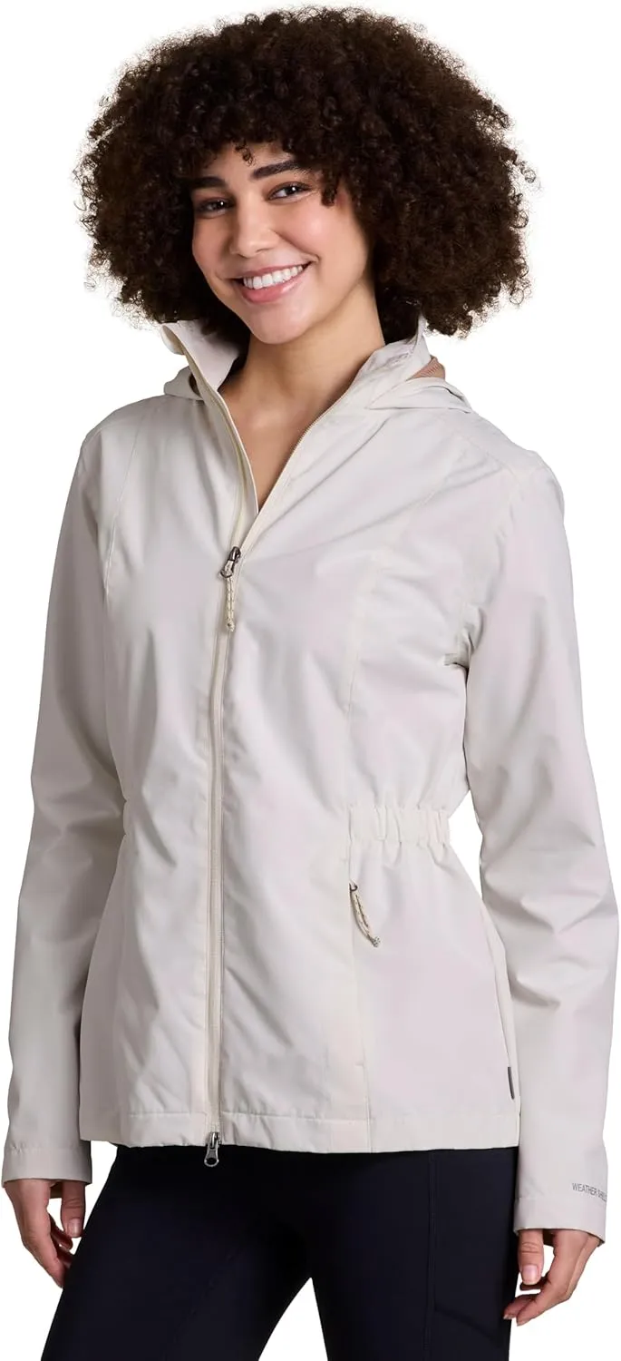 Avalanche Women's Lightweight Convertible Hood Zip Up Jacket With Zipper Pockets