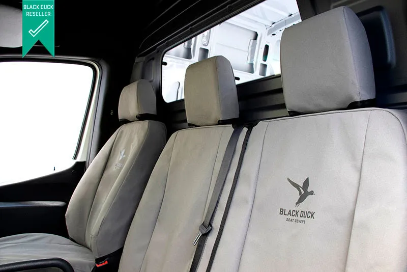Black Duck Canvas Seat Covers Agco Fendt Tractors Grey