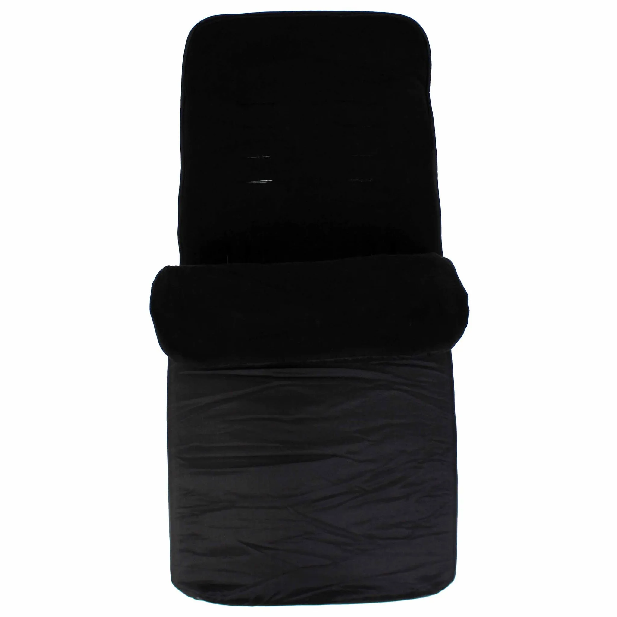 Buddy Jet Foot Muff Black Suitable For Graco Mirage Plus Travel System (Black ZigZag)