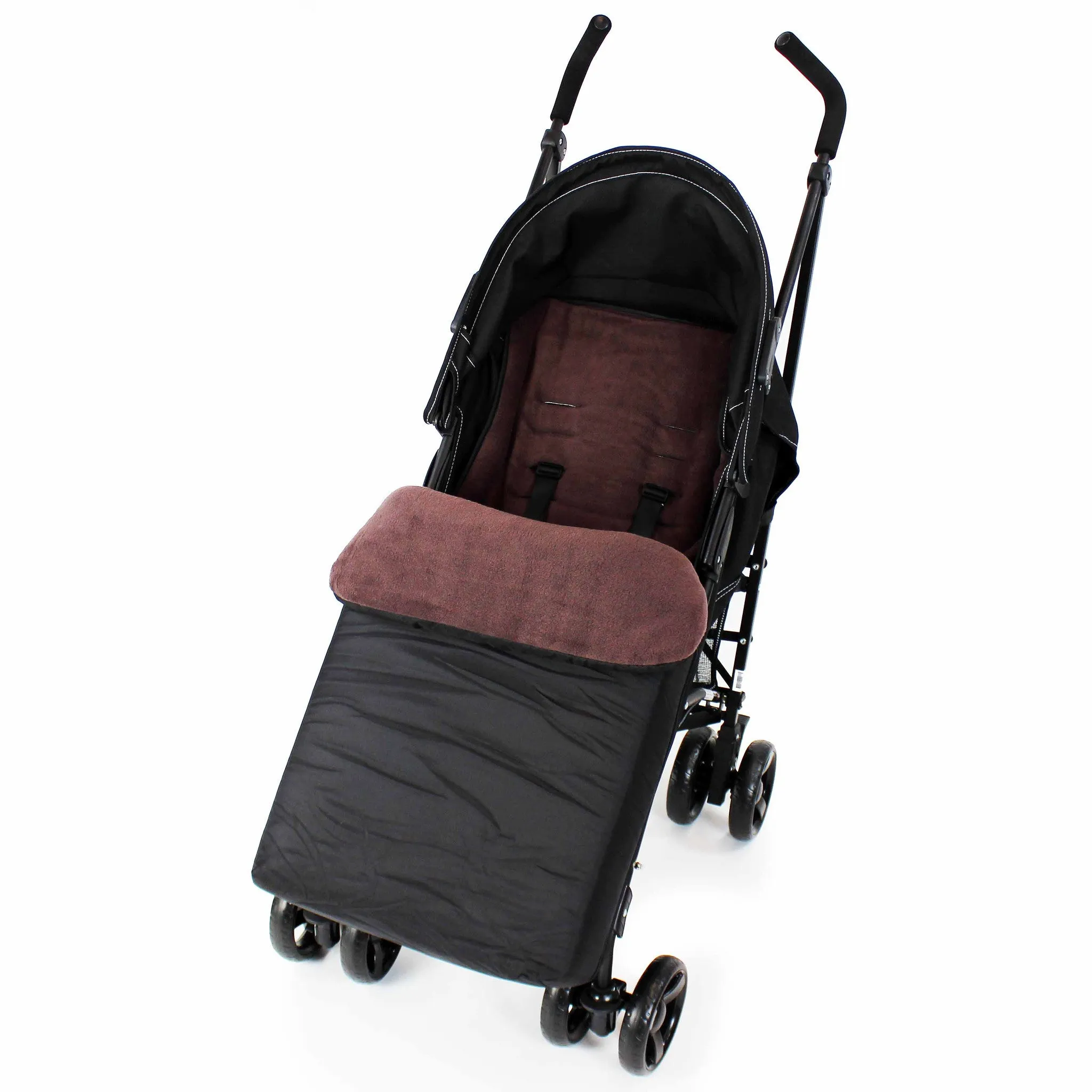Buddy Jet Footmuff  For Hauck Malibu XL All in One Travel System (Dots Black)