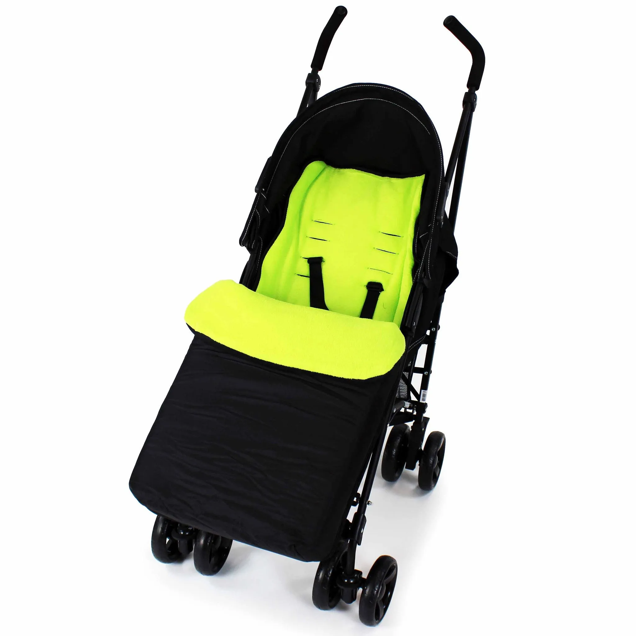 Buddy Jet Footmuff  For Hauck Malibu XL All in One Travel System (Dots Black)
