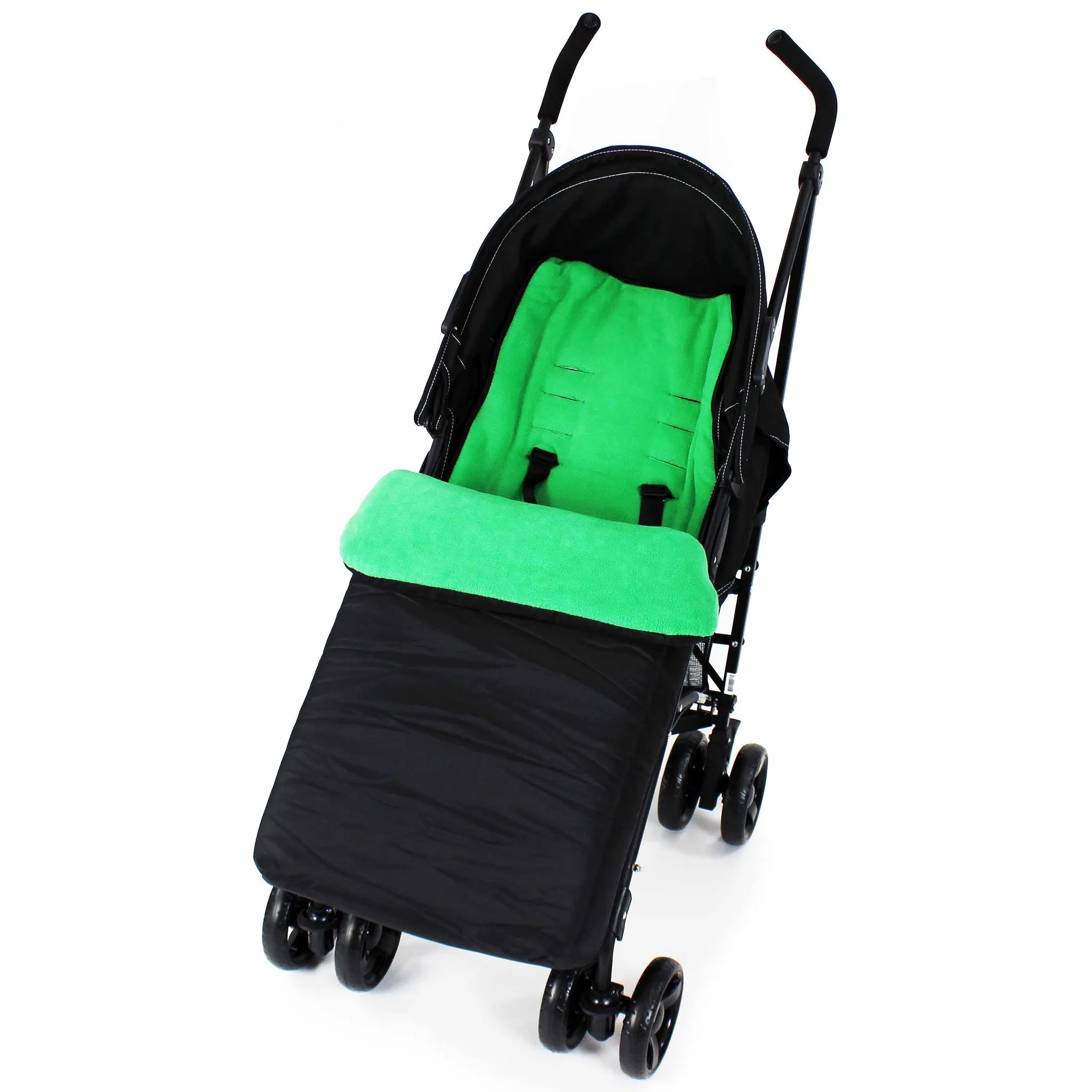 Buddy Jet Footmuff  For Hauck Malibu XL All in One Travel System (Dots Black)