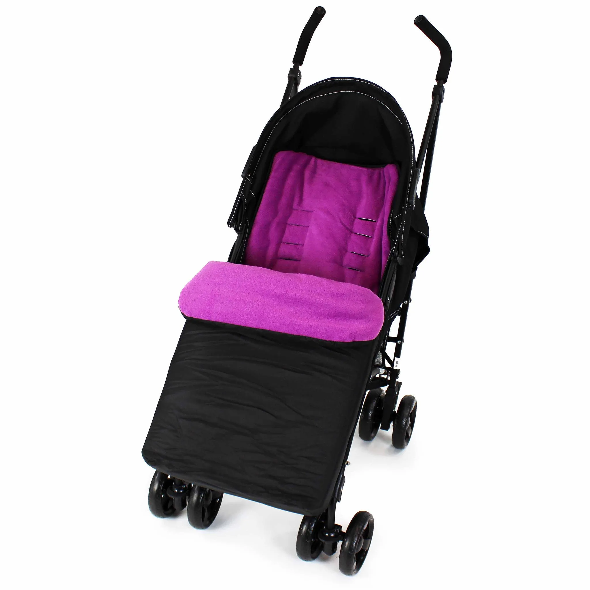 Buddy Jet Footmuff  For Hauck Malibu XL All in One Travel System (Dots Black)