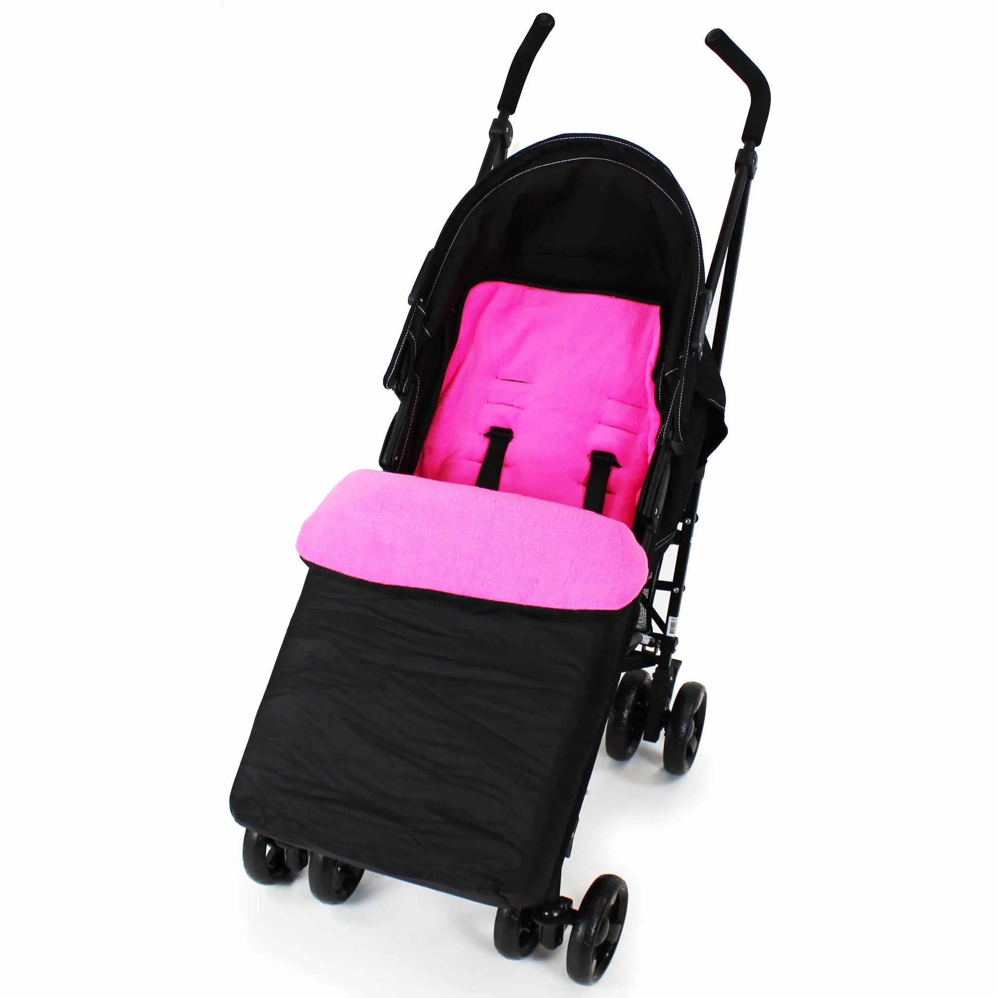 Buddy Jet Footmuff  For Hauck Malibu XL All in One Travel System (Dots Black)