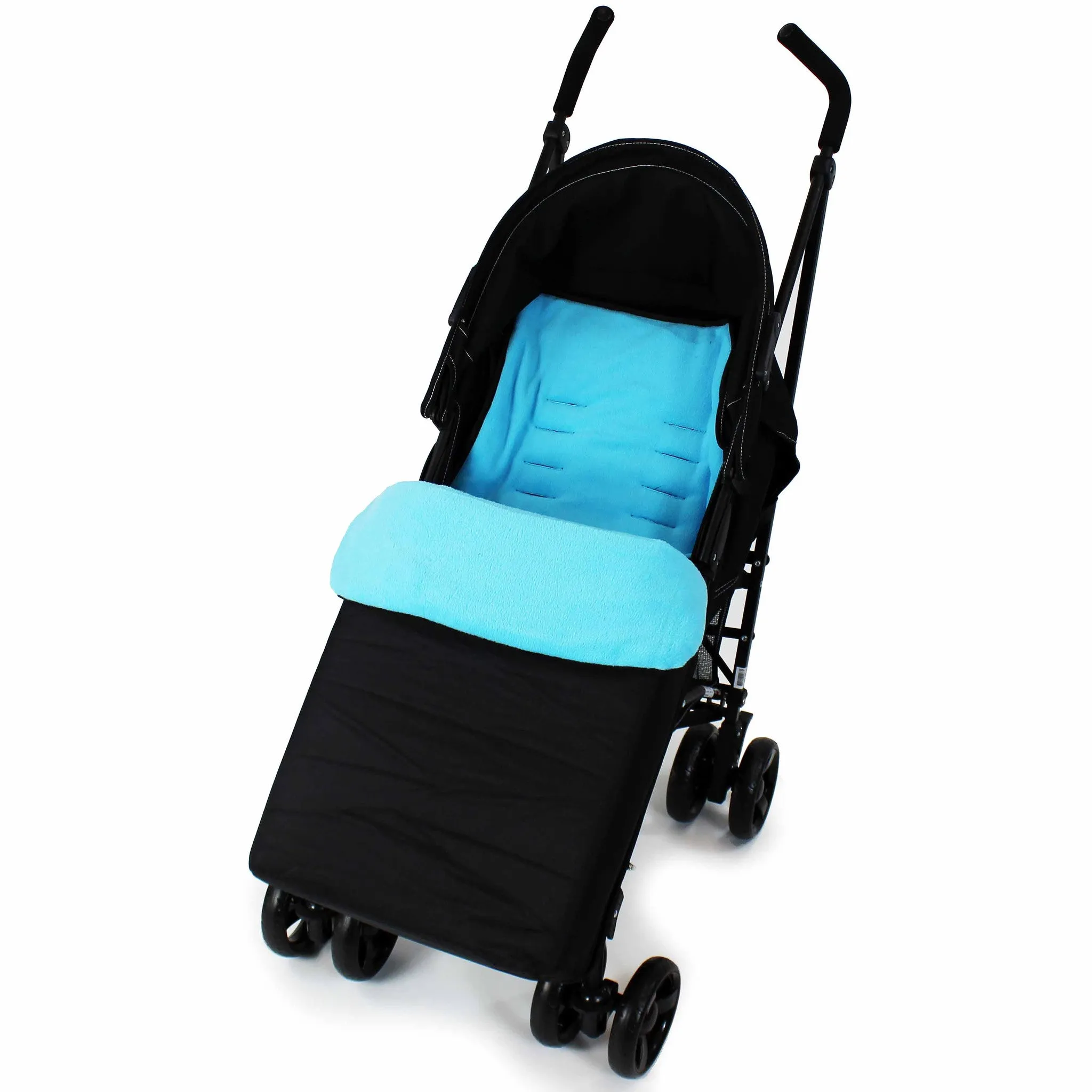 Buddy Jet Footmuff  For Hauck Malibu XL All in One Travel System (Dots Black)