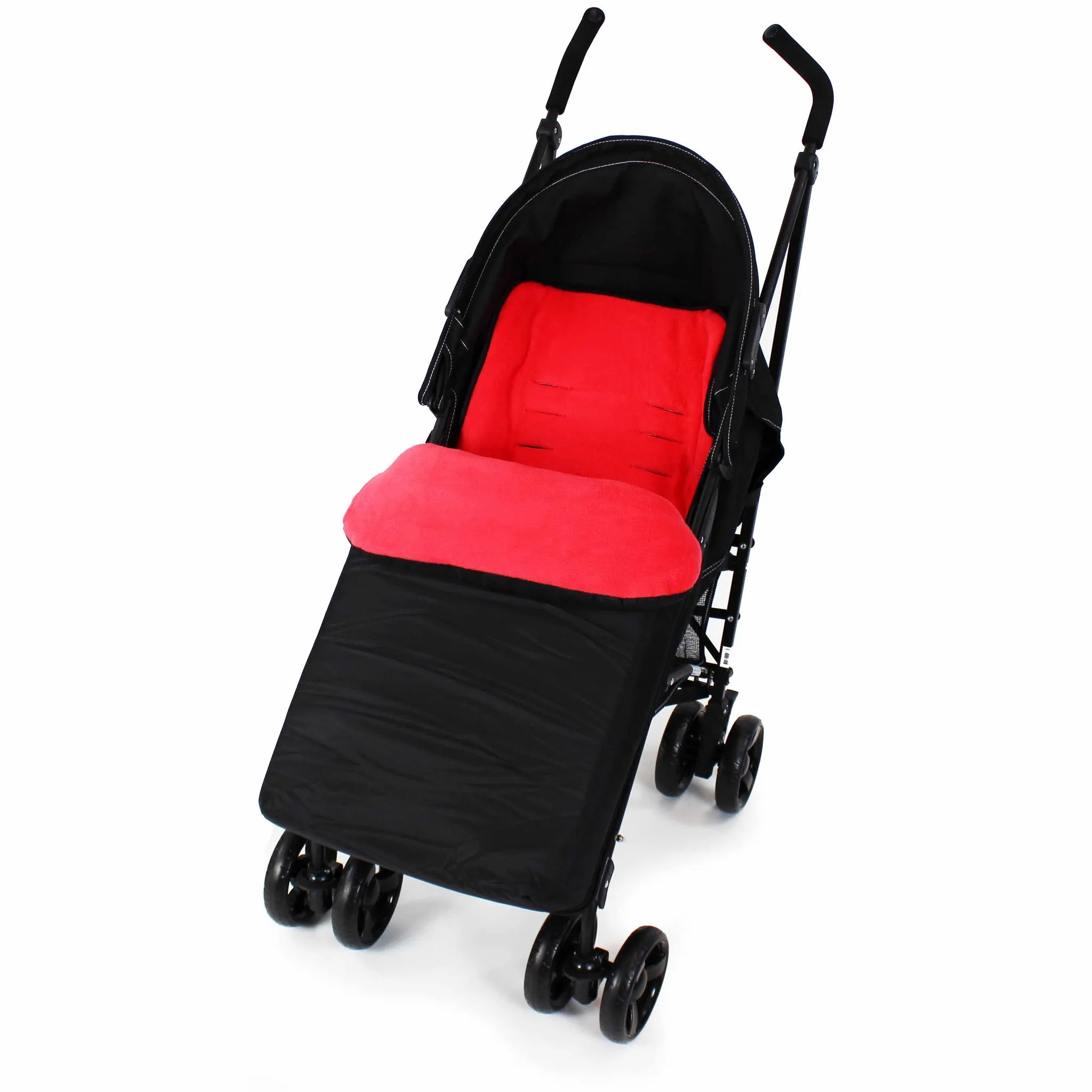 Buddy Jet Footmuff  For Hauck Malibu XL All in One Travel System (Dots Black)