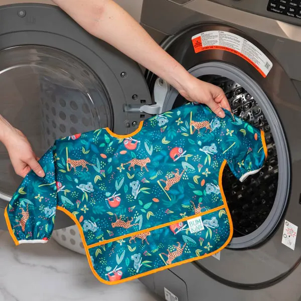 Bumkins Waterproof Sleeved Bib - Jungle