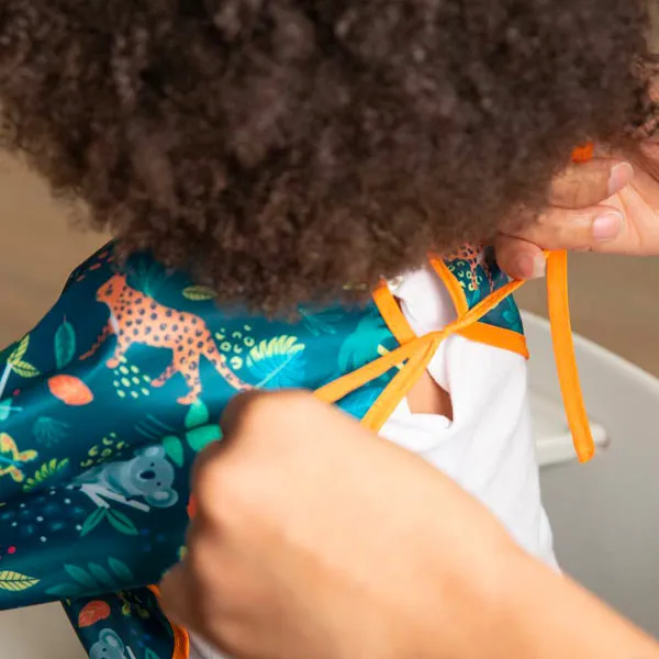 Bumkins Waterproof Sleeved Bib - Jungle