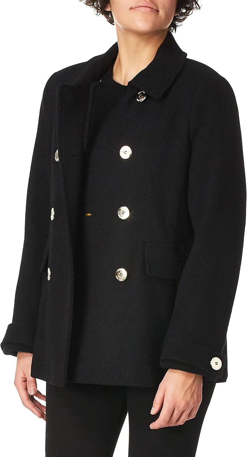 Calvin Klein Women's Double Breasted Peacoat (Petite, Standard, Plus)