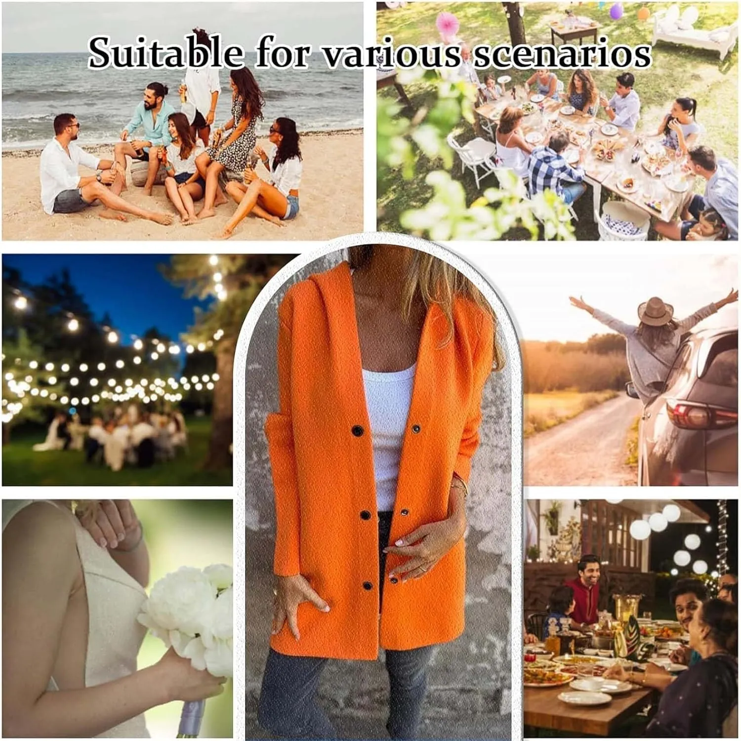 Casual Single Breasted Hooded Jacket, Jasmine | Casual Hooded Jacket, Hooded Trench Coat for Women