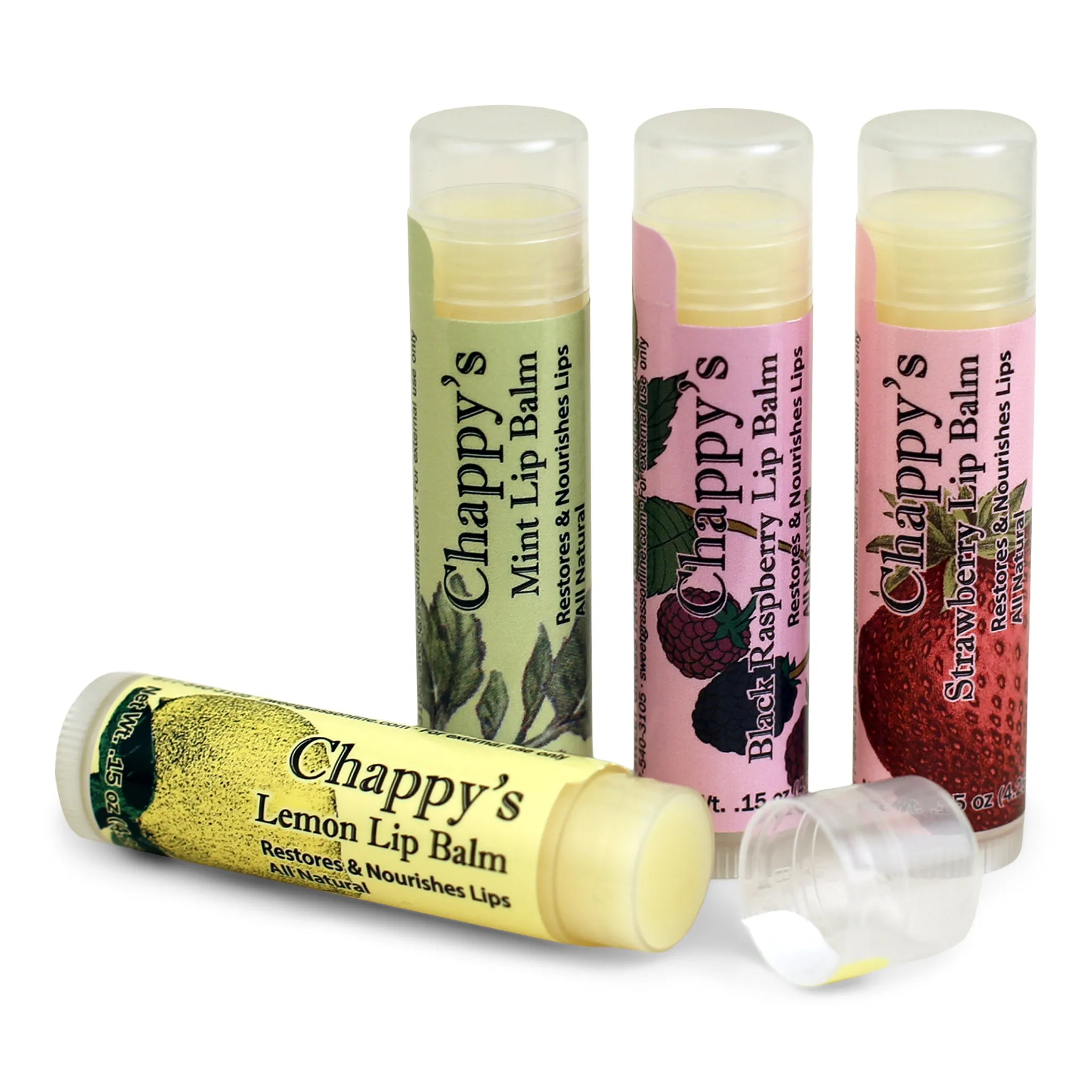 Chappy's All-Natural Lip Balm Sticks