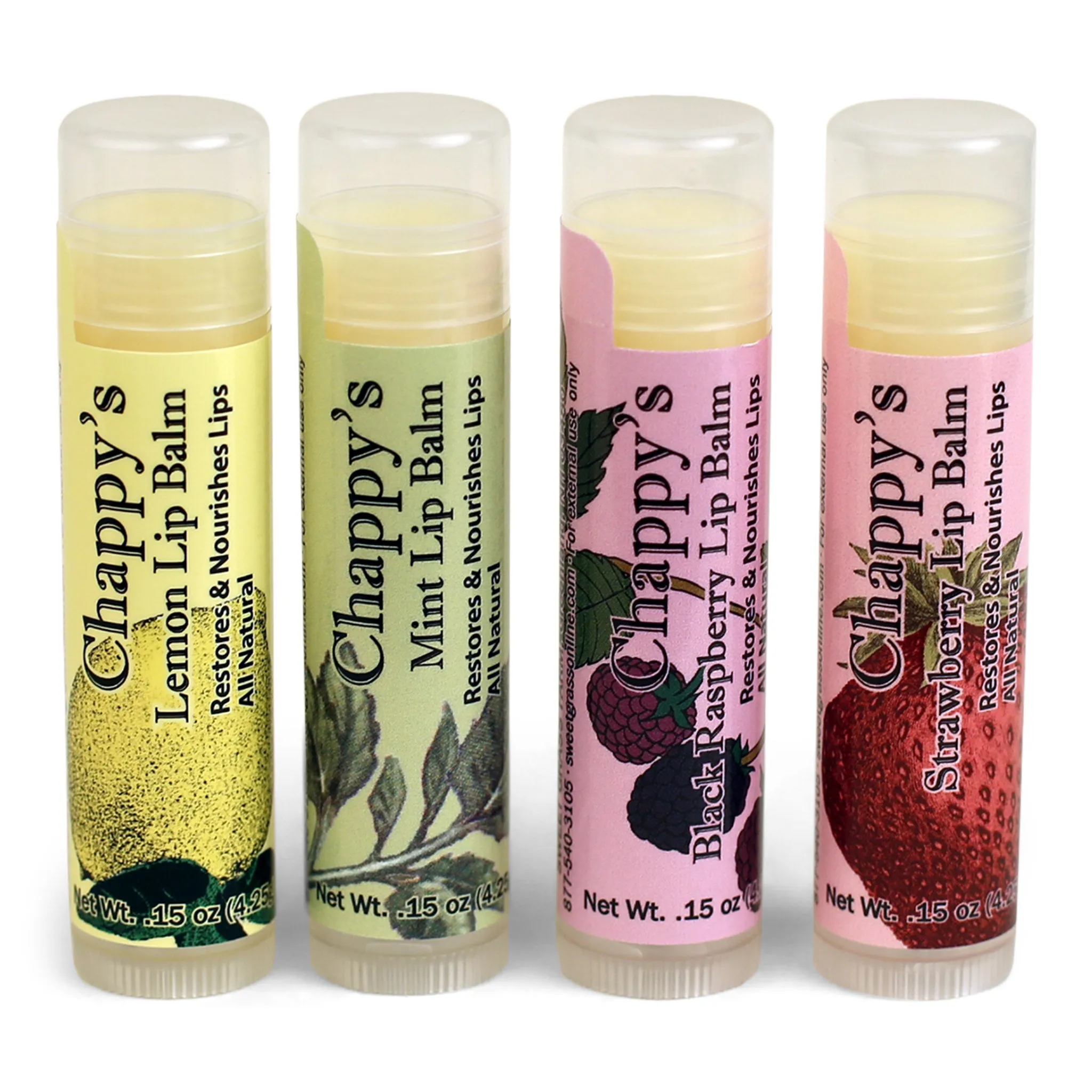 Chappy's All-Natural Lip Balm Sticks