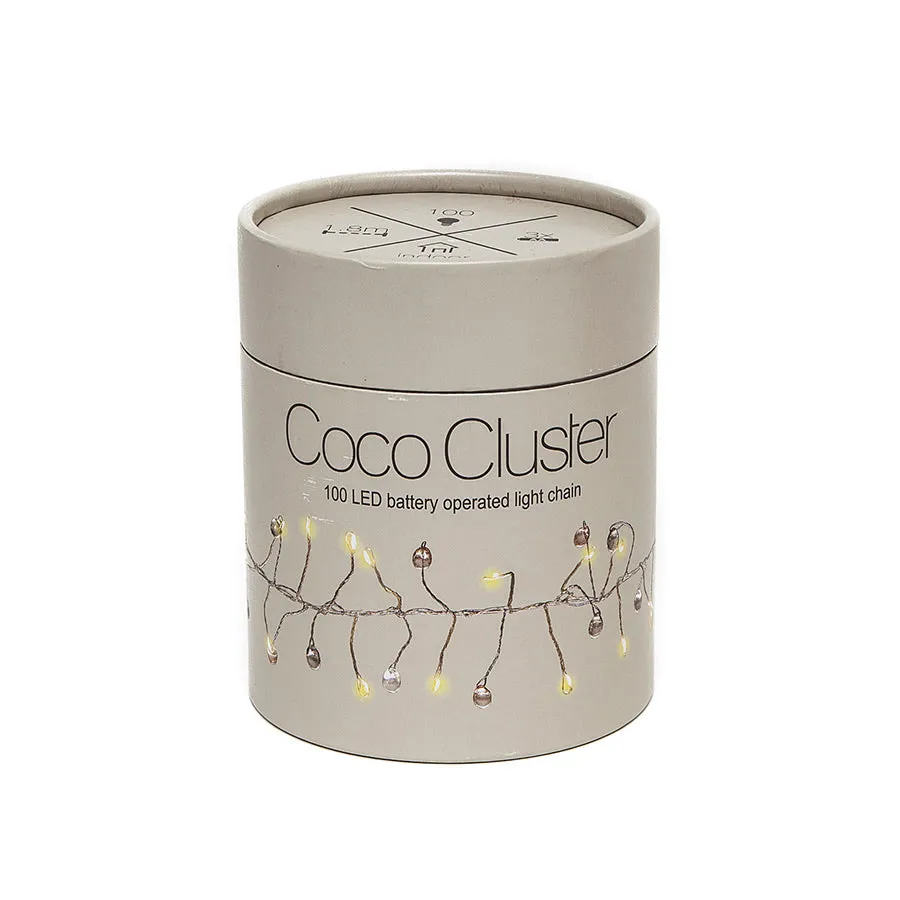 Coco Cluster Decorative LED Battery Powered Light Chain