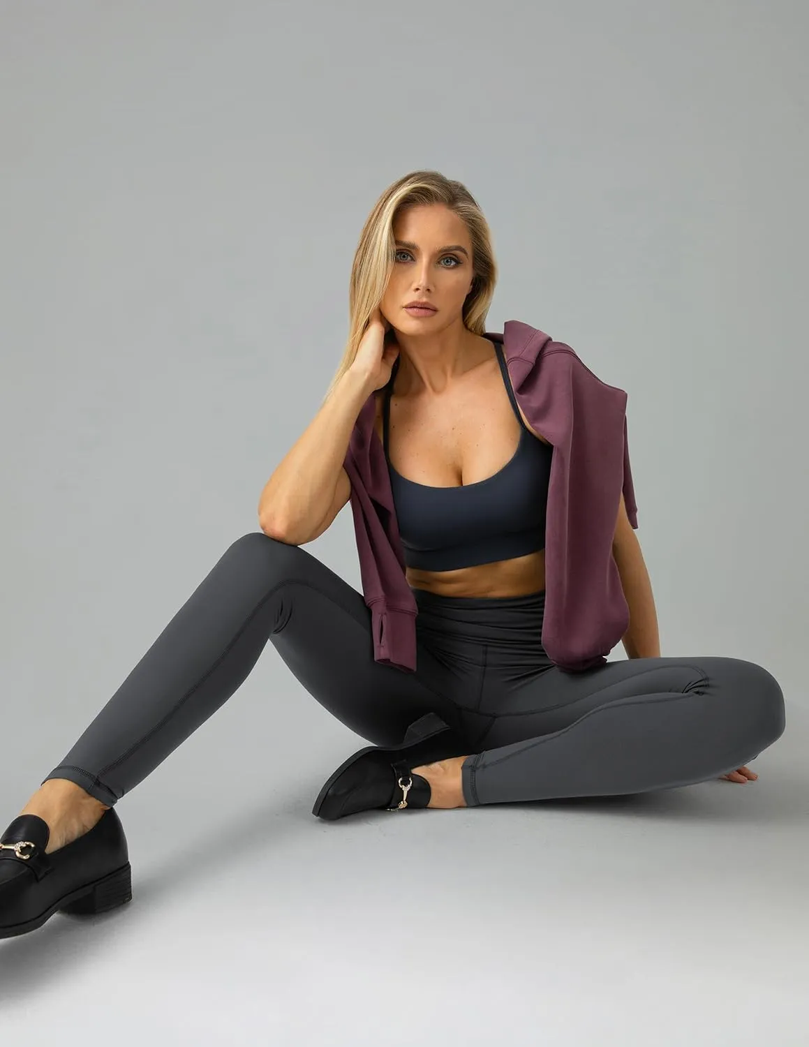 Colorfulkoala Women's Dreamlux High Waisted Workout Leggings 25" / 28" Inseam Yoga Pants with Pockets