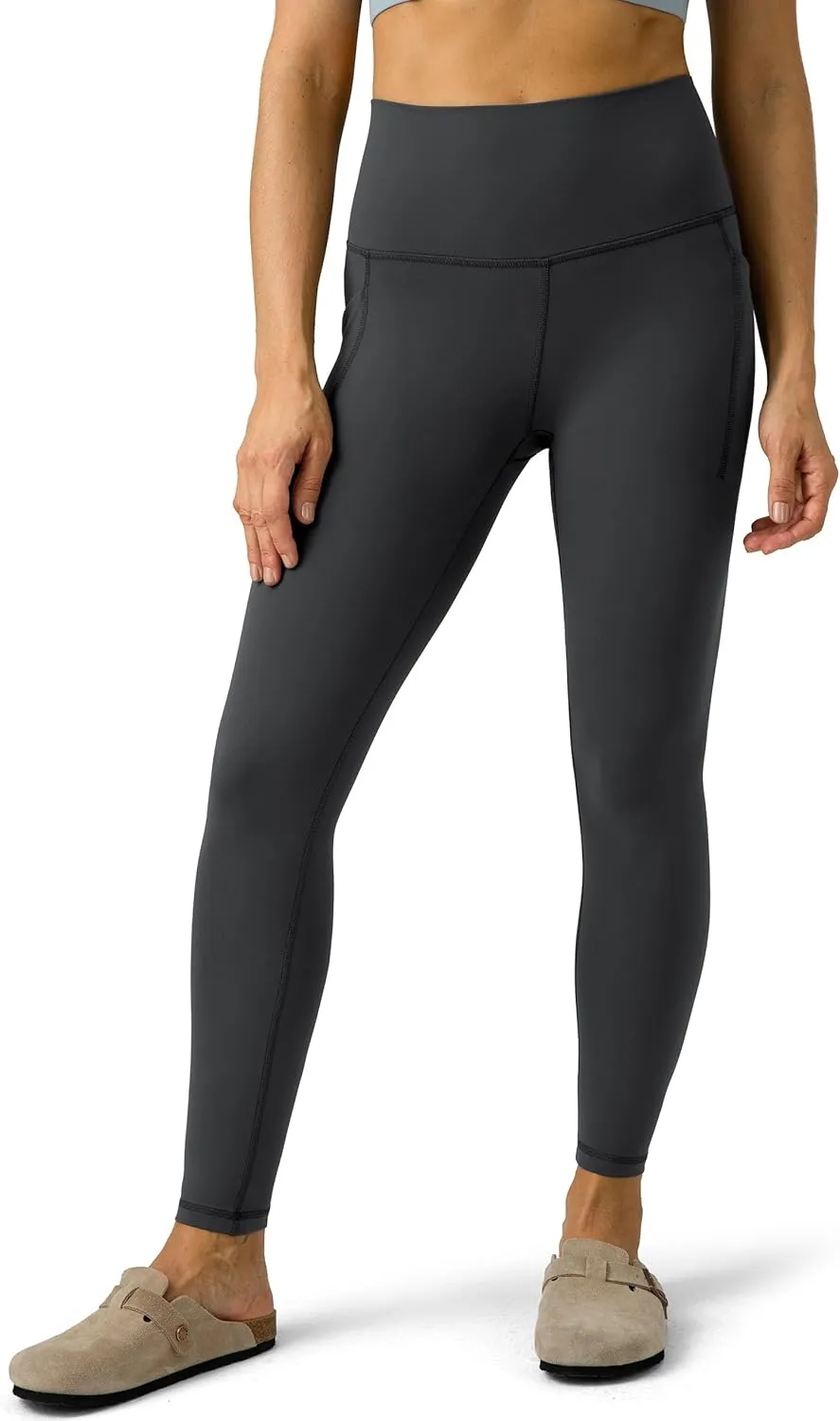 Colorfulkoala Women's Dreamlux High Waisted Workout Leggings 25" / 28" Inseam Yoga Pants with Pockets