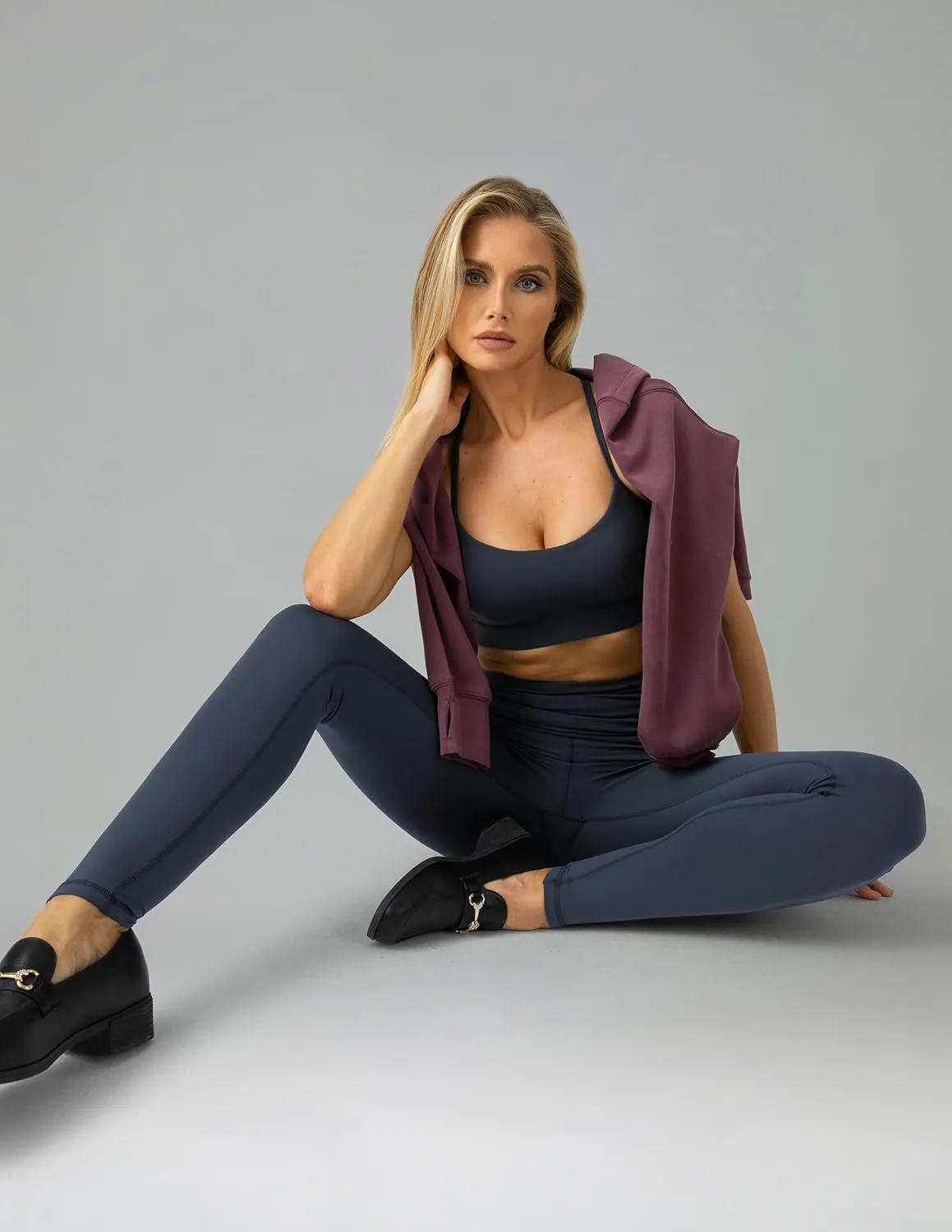 Colorfulkoala Women's Dreamlux High Waisted Workout Leggings 25" / 28" Inseam Yoga Pants with Pockets