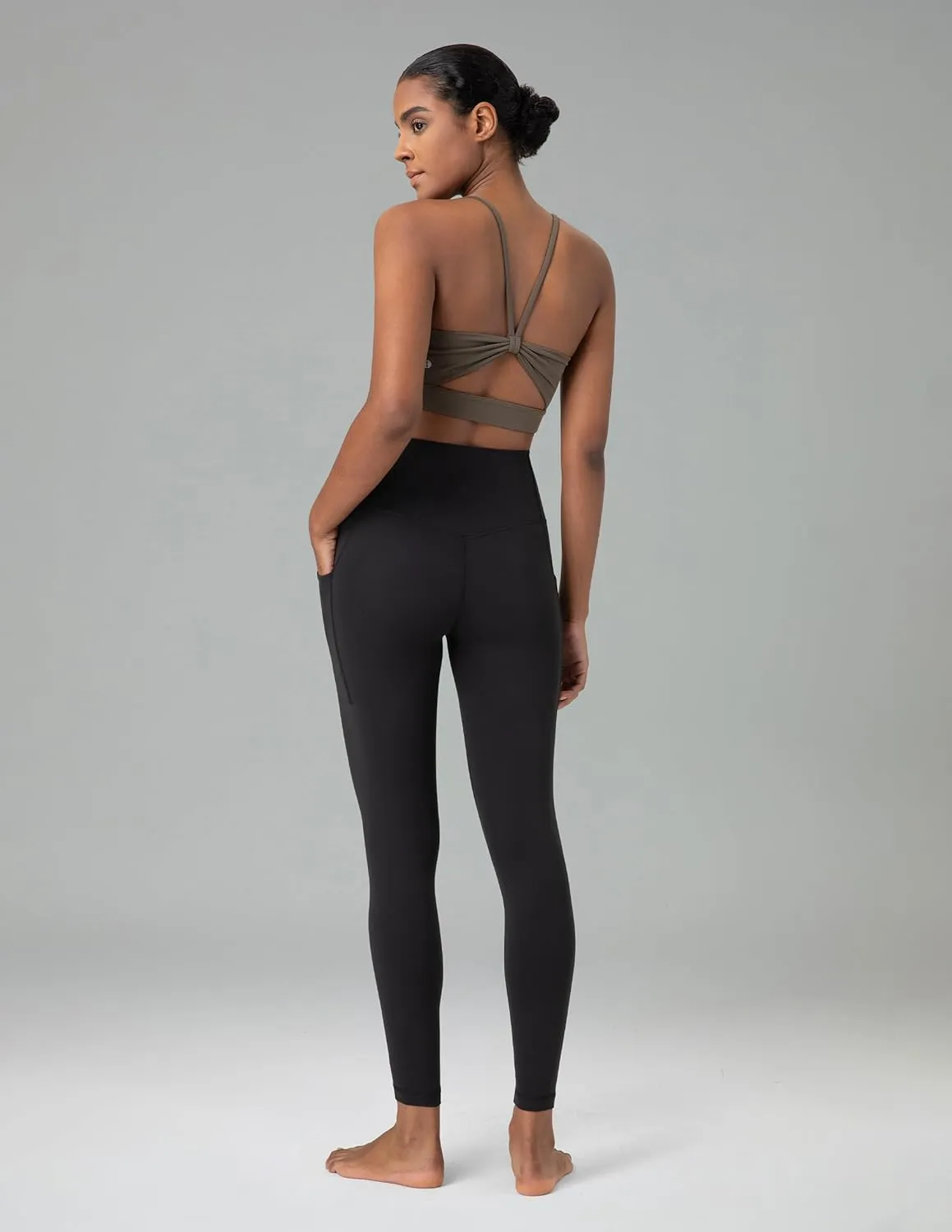Colorfulkoala Women's Dreamlux High Waisted Workout Leggings 25" / 28" Inseam Yoga Pants with Pockets