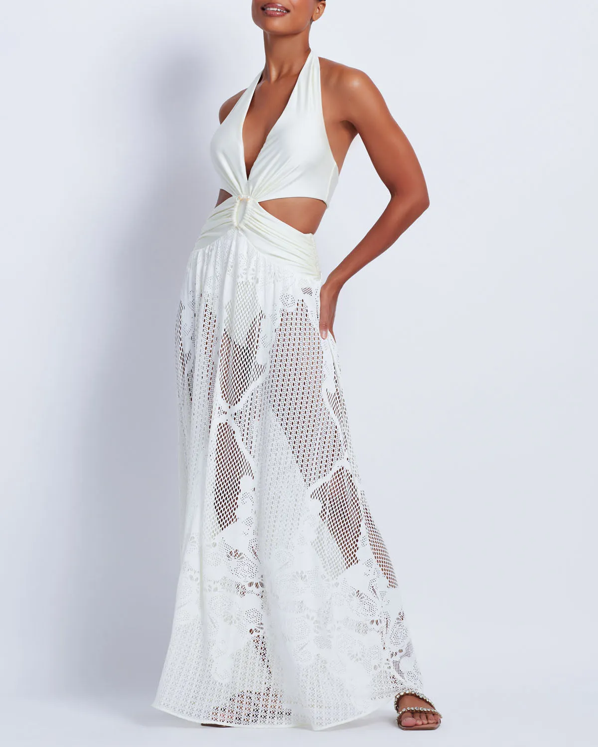 Cut-Out Beach Dress