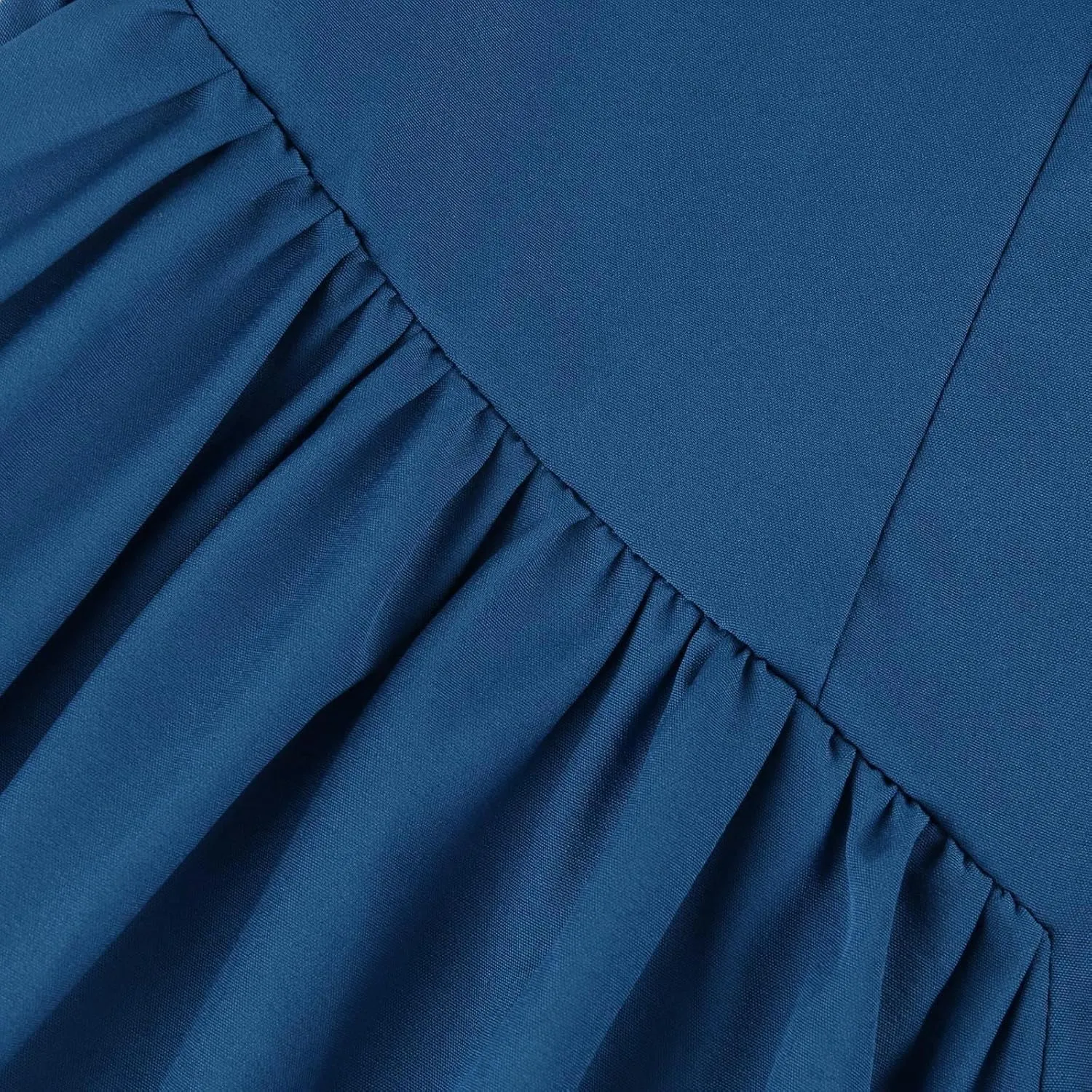 Dresses for Women Elegant Spaghetti Strap Midi Dress Pleated Low Cut Bustier Off Shoulder Dresses