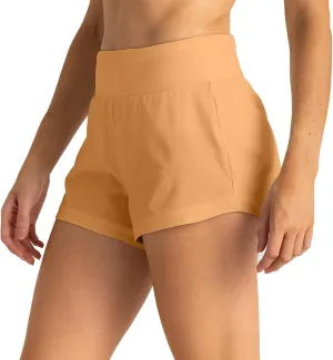 Free Fly Women's Lined Active Breeze Short - Odor Control, Sun Protection UPF 50  Womens Exercise Shorts - 3" Inseam