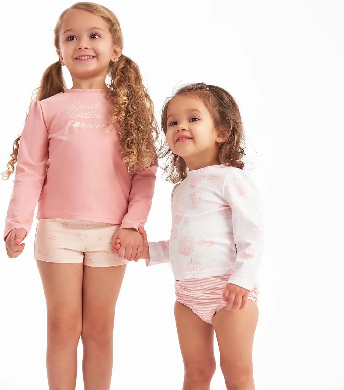 Gerber Baby Girls' Rashguard Set