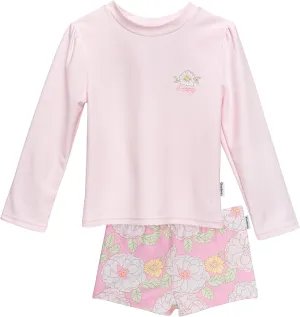 Gerber Baby Girls' Rashguard Set