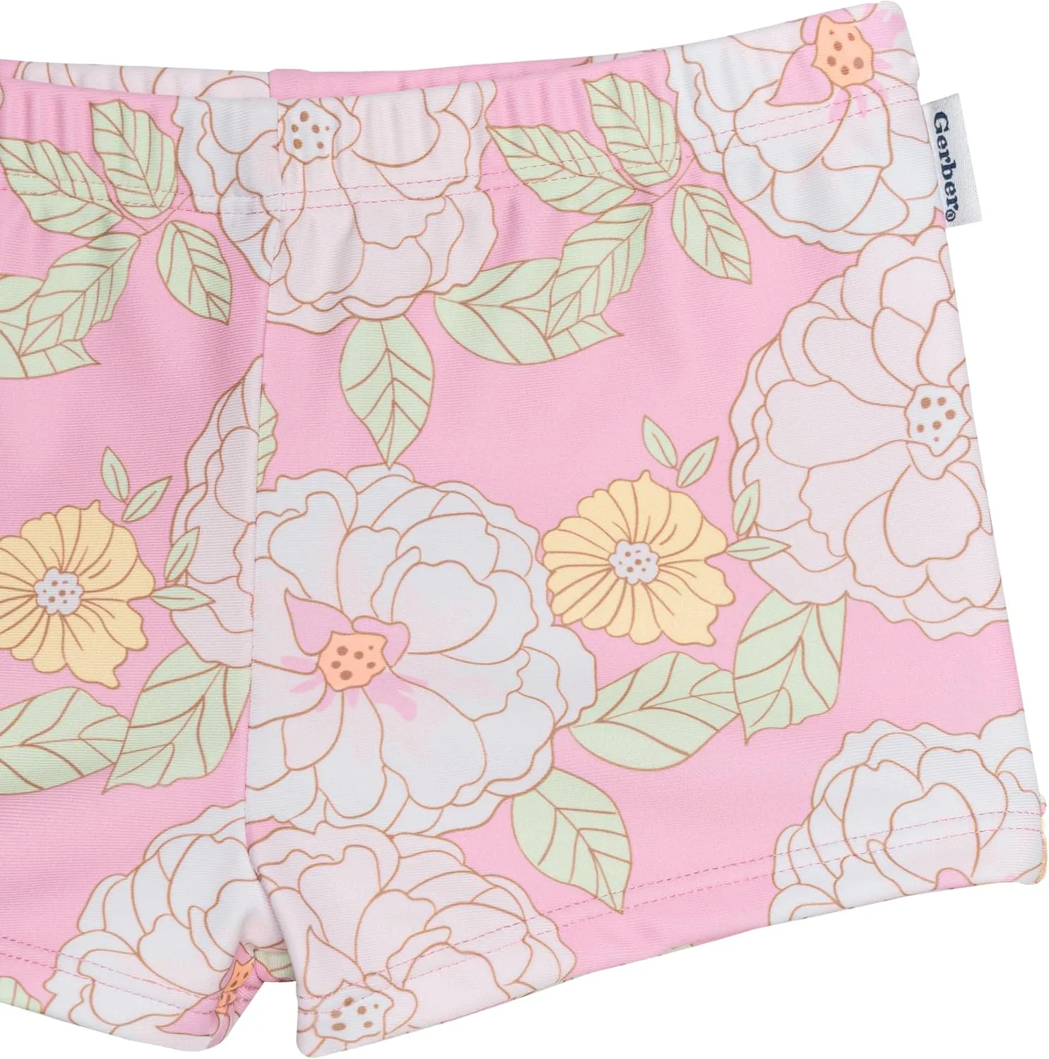 Gerber Baby Girls' Rashguard Set