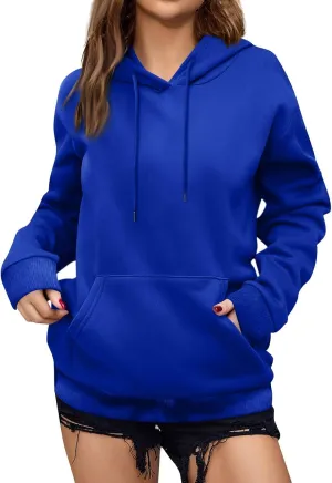 Gumipy Women Oversized Hoodie Sweatshirt Drawstring Fleece Pullover Hoodies Fashion Long Sleeve Pullover Tops with Pocket