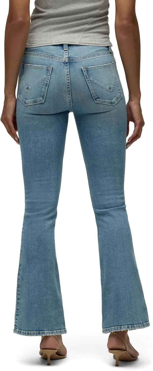 HUDSON Women's Nico Mid-Rise Bootcut Barefoot Jean