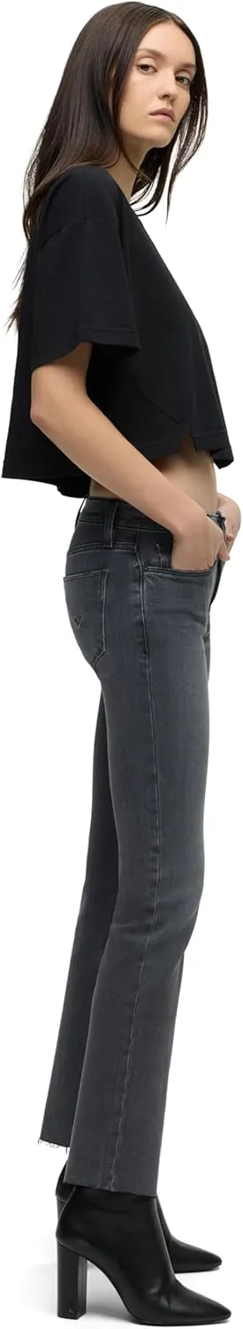 HUDSON Women's Nico Mid-Rise Bootcut Barefoot Jean