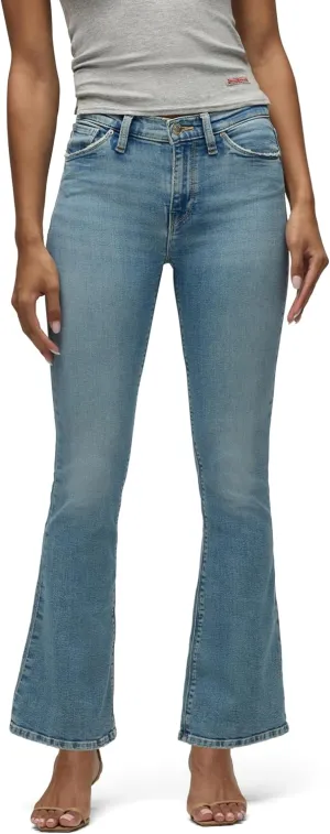 HUDSON Women's Nico Mid-Rise Bootcut Barefoot Jean