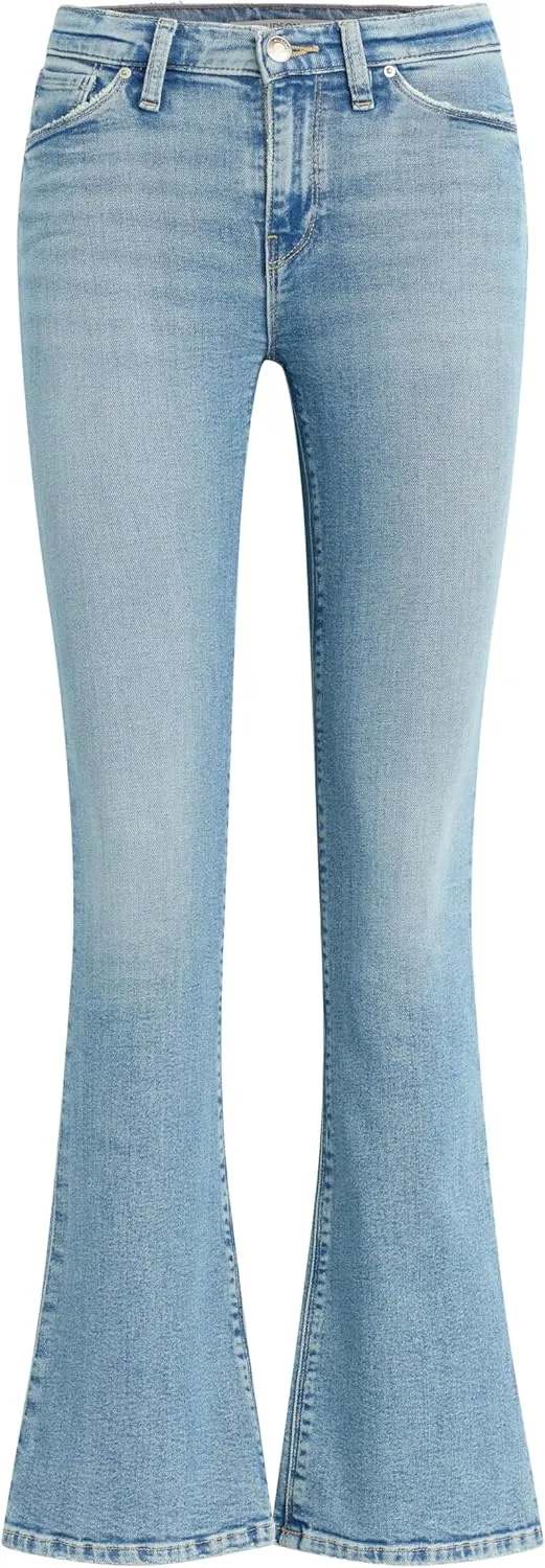 HUDSON Women's Nico Mid-Rise Bootcut Barefoot Jean