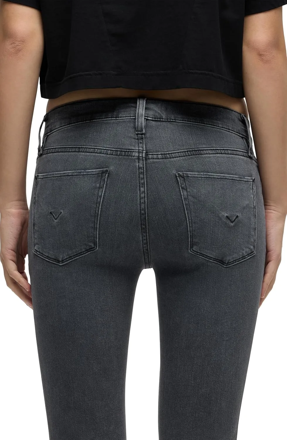HUDSON Women's Nico Mid-Rise Bootcut Barefoot Jean