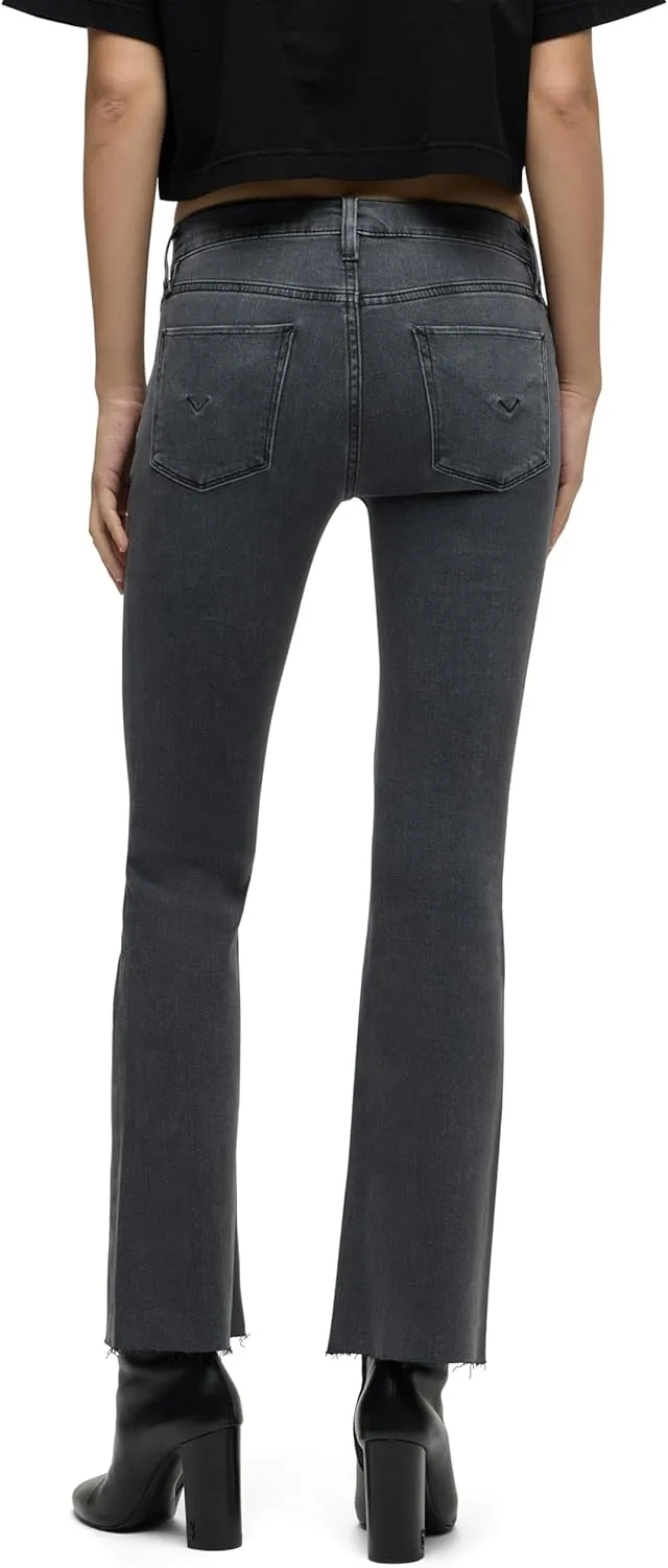 HUDSON Women's Nico Mid-Rise Bootcut Barefoot Jean
