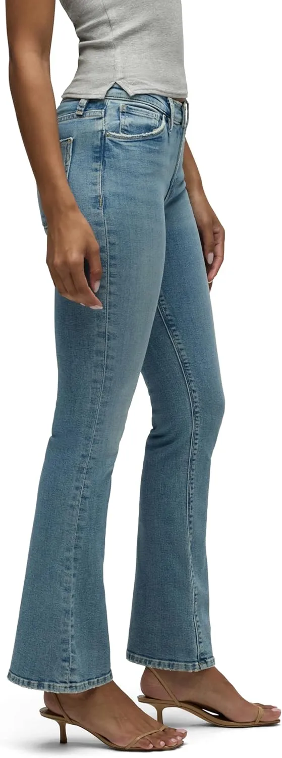 HUDSON Women's Nico Mid-Rise Bootcut Barefoot Jean