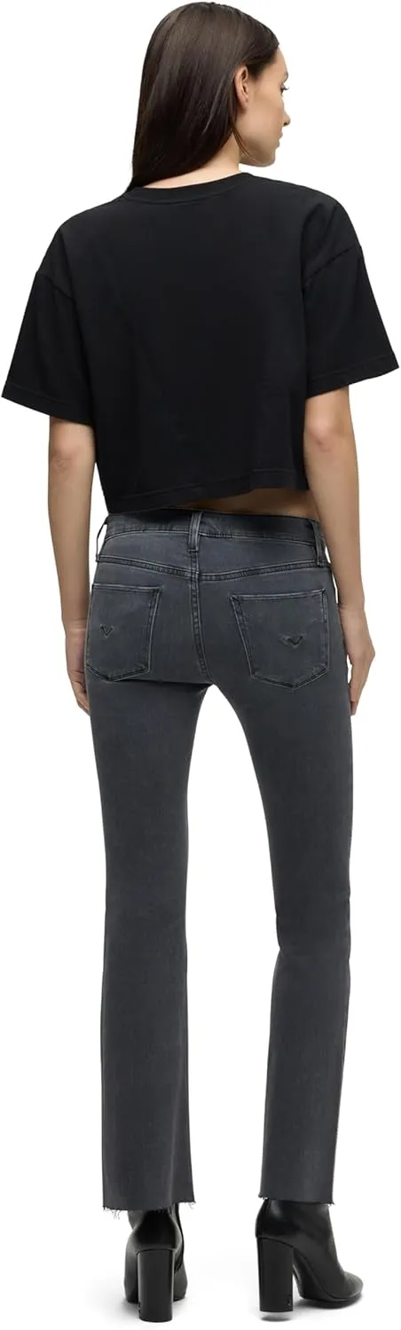 HUDSON Women's Nico Mid-Rise Bootcut Barefoot Jean