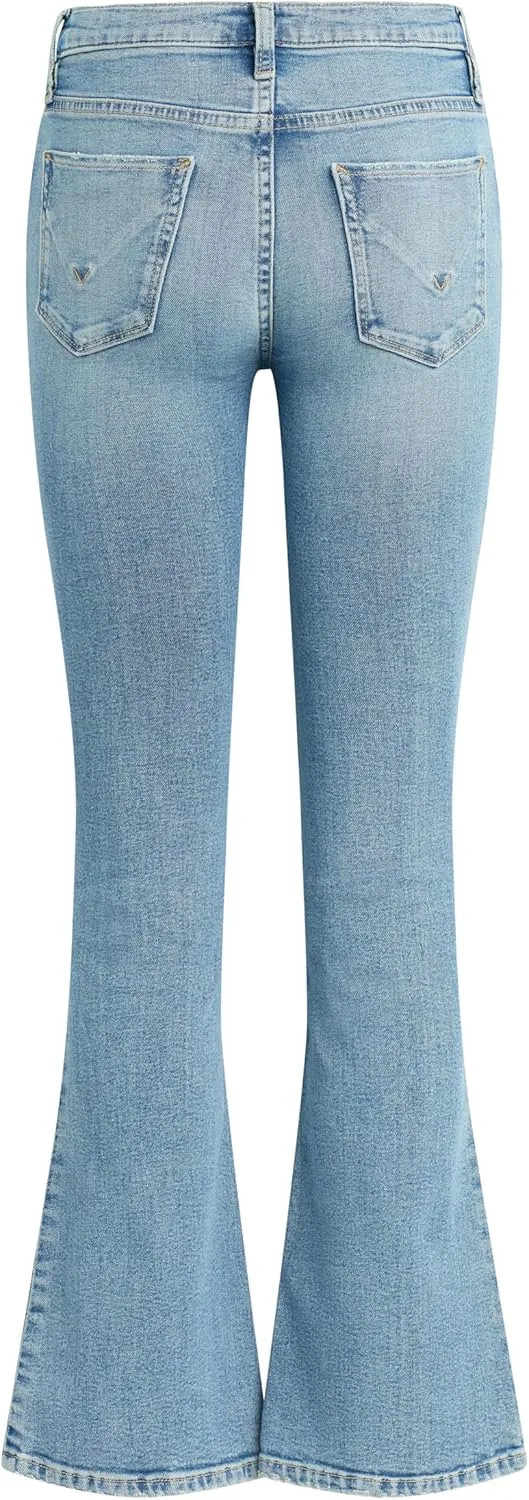 HUDSON Women's Nico Mid-Rise Bootcut Barefoot Jean