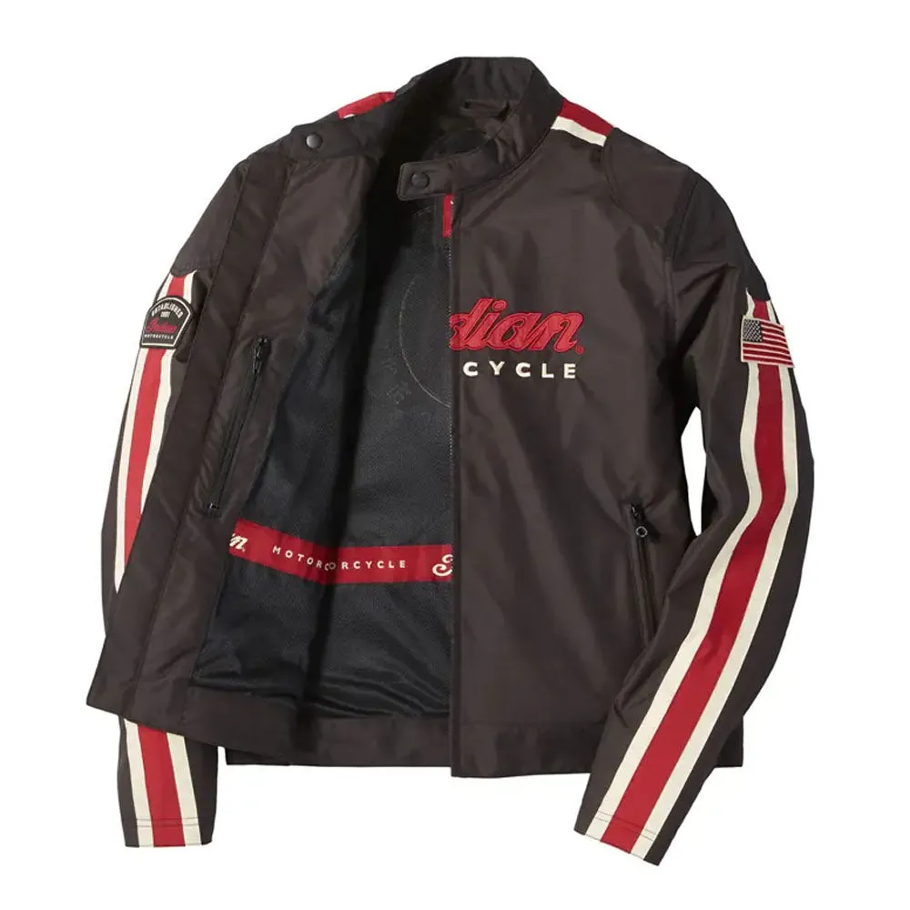 Indian Motorcycle Mens Textile 1901 V2 Jacket Black