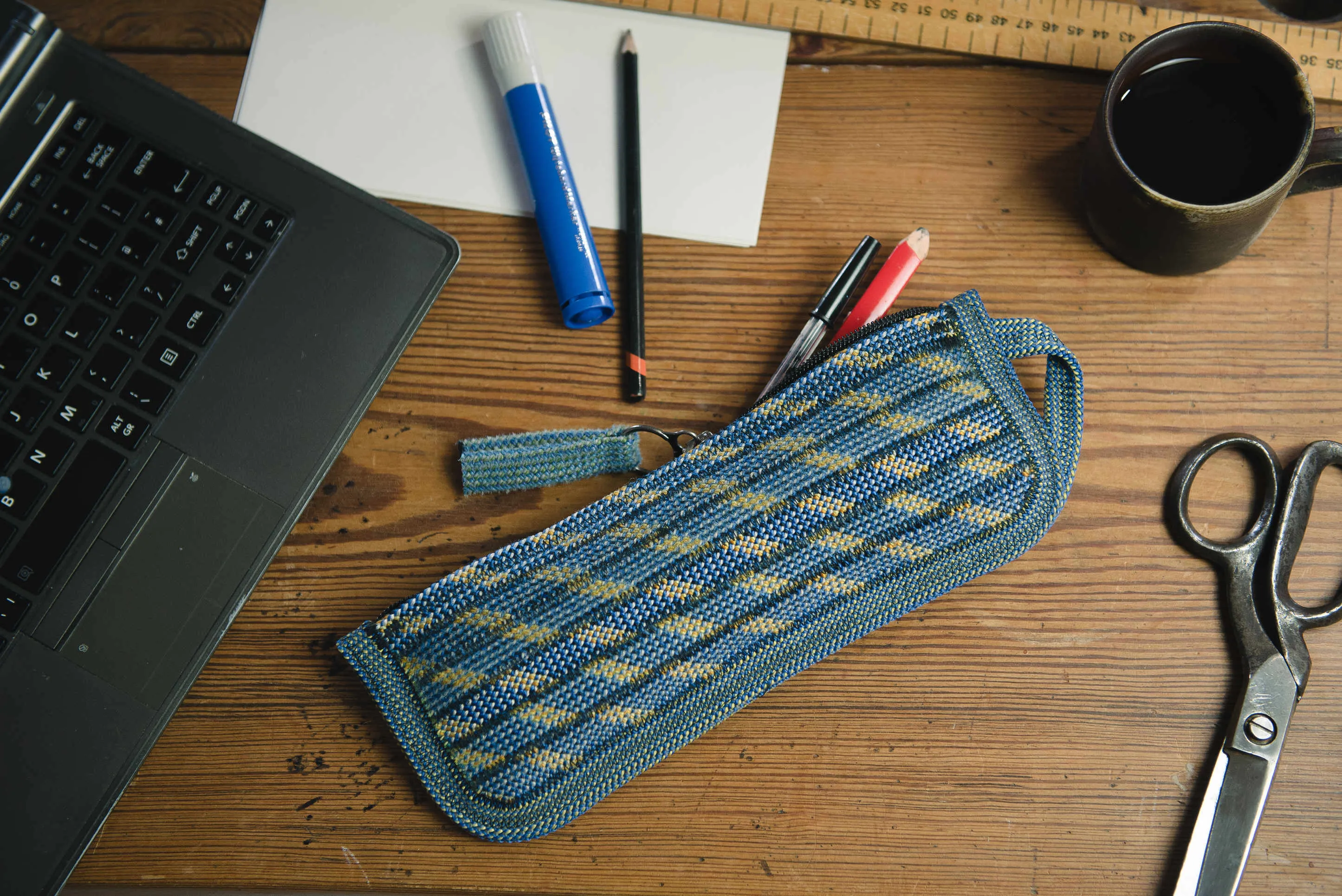Large Zip Pouch - Water