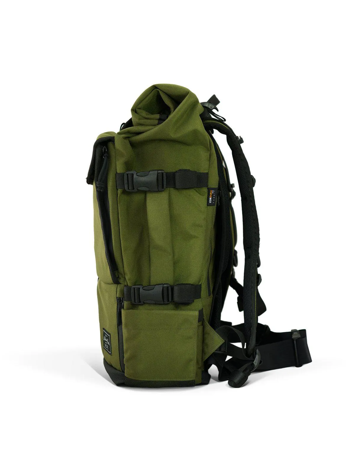 Life Behind Bars The Peloton Rolltop Backpack 30-42L Olive